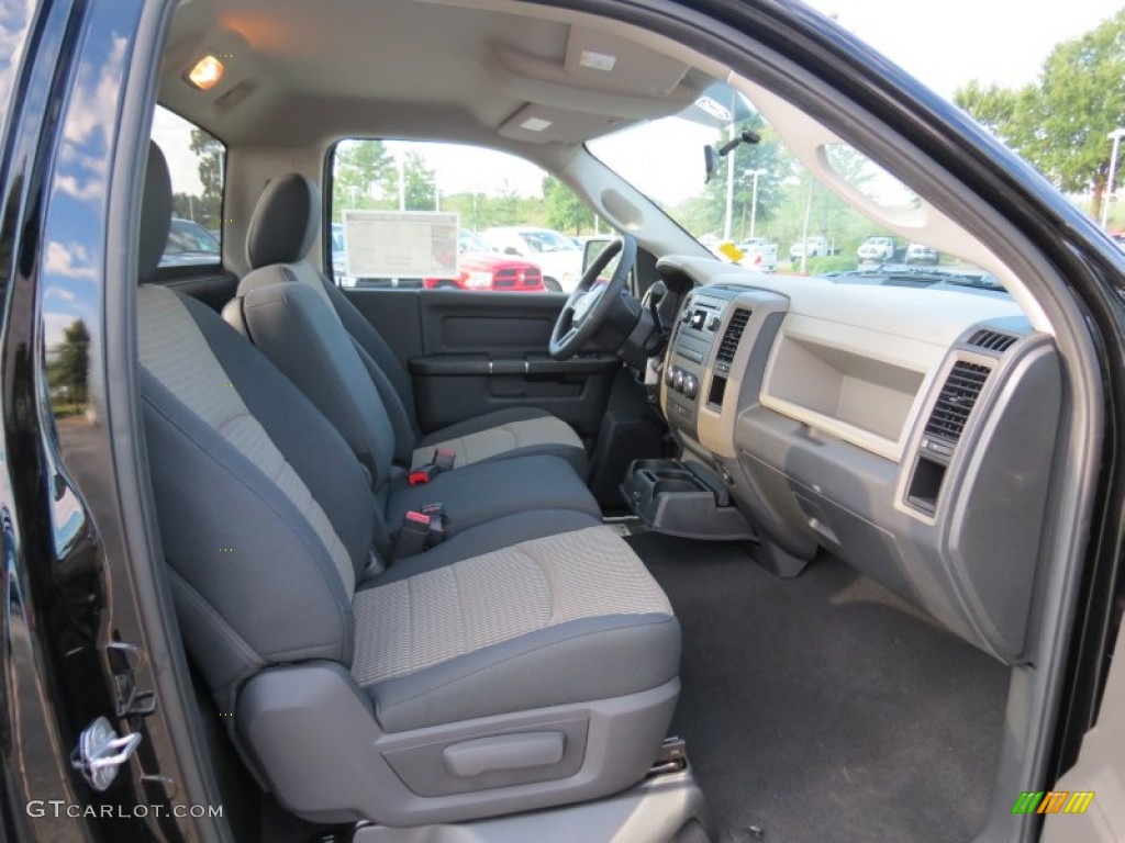 2012 Ram 1500 Express Regular Cab - Black / Dark Slate Gray/Medium Graystone photo #8