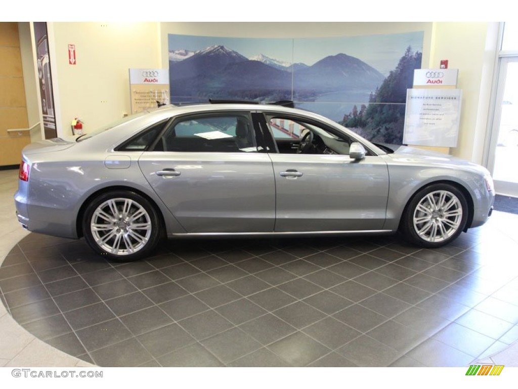 Quartz Gray Metallic 2013 Audi A8 L 4.0T quattro Exterior Photo #70577898