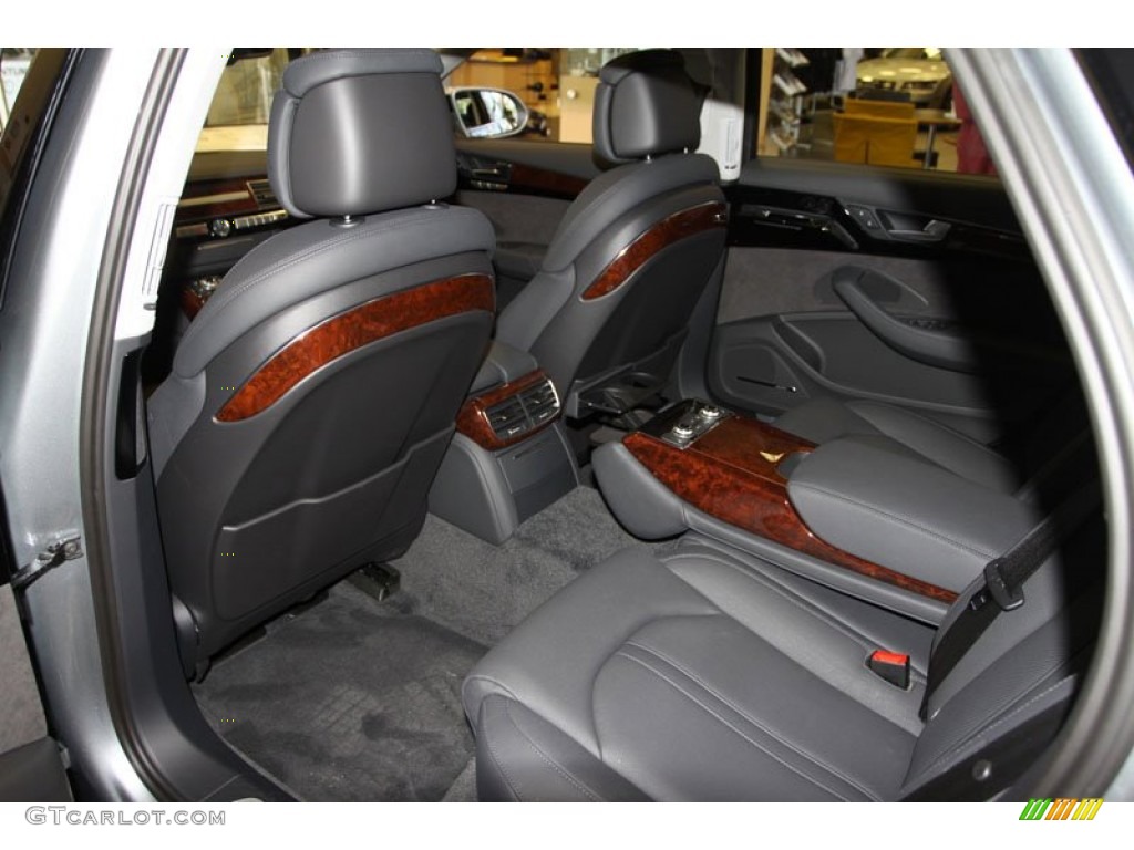 Black Interior 2013 Audi A8 L 4.0T quattro Photo #70577934