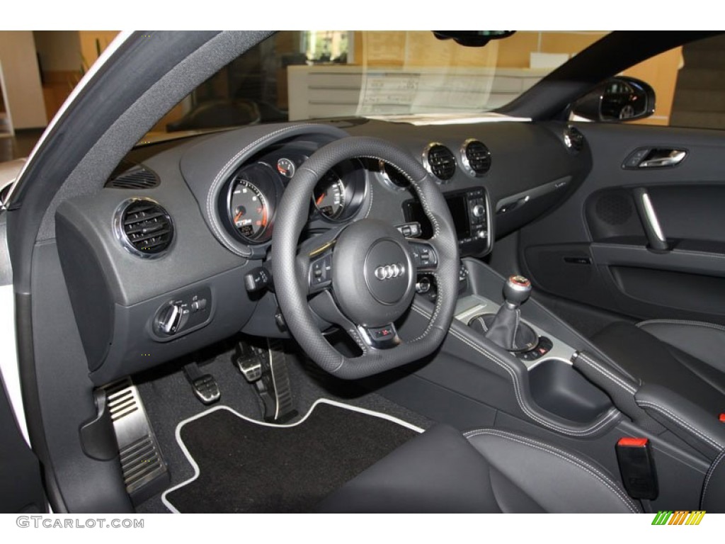 Black Interior 2013 Audi TT RS quattro Coupe Photo #70578168