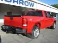 2008 Fire Red GMC Sierra 1500 SLE Extended Cab 4x4  photo #8