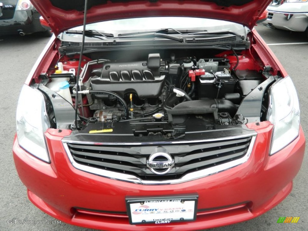 2011 Sentra 2.0 S - Red Brick / Charcoal photo #9