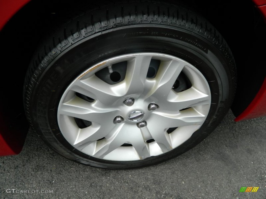 2011 Sentra 2.0 S - Red Brick / Charcoal photo #13