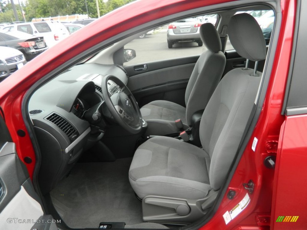 2011 Sentra 2.0 S - Red Brick / Charcoal photo #14