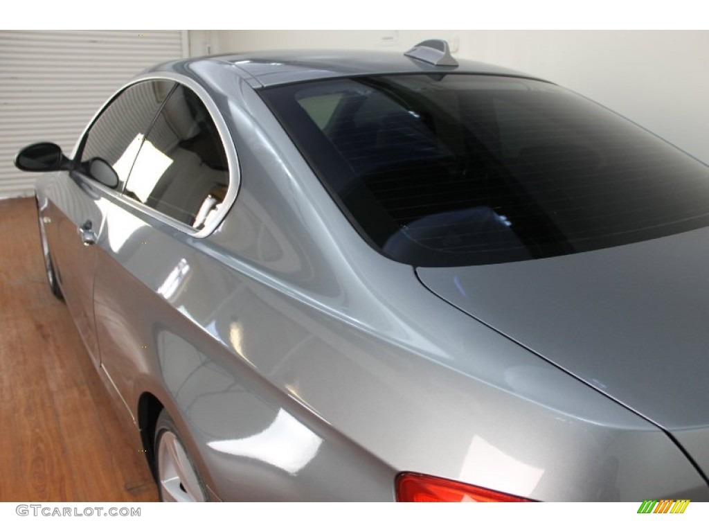 2008 3 Series 335i Coupe - Space Grey Metallic / Black photo #11