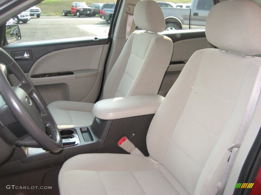 2009 Taurus SEL AWD - Sangria Red Metallic / Medium Light Stone photo #8