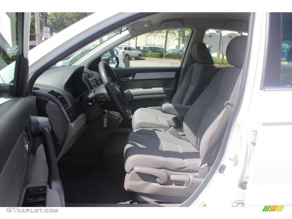 2010 CR-V LX AWD - Taffeta White / Gray photo #11