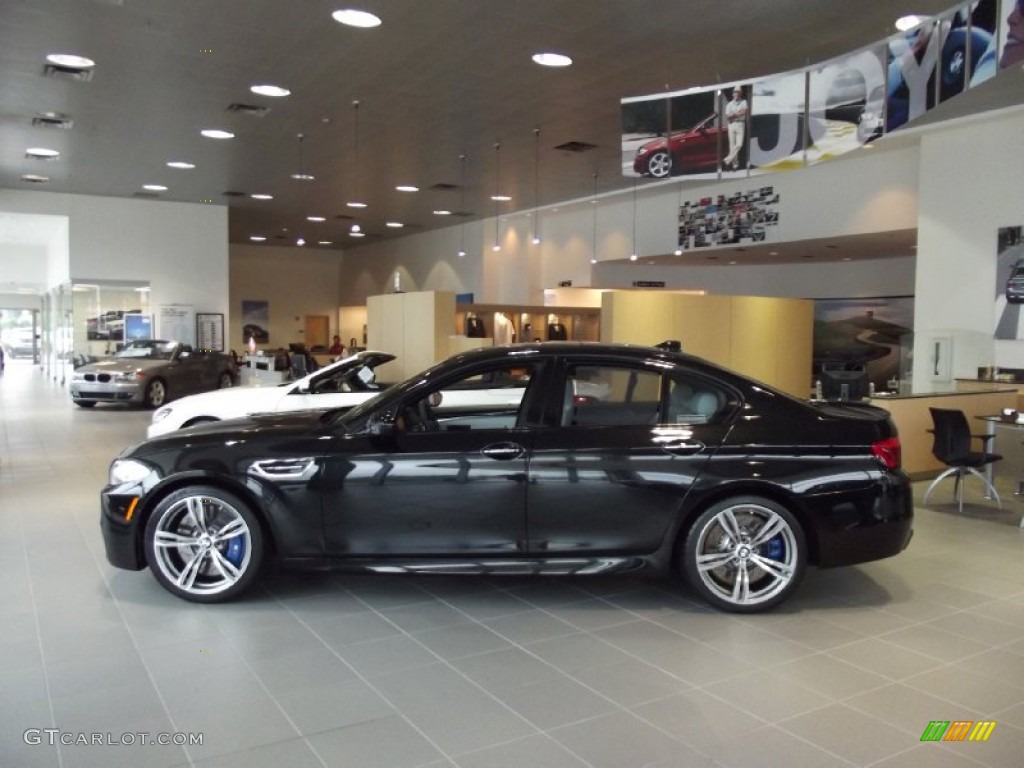 Black Sapphire Metallic 2013 BMW M5 Sedan Exterior Photo #70581090