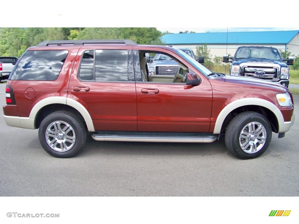 Dark Copper Metallic 2010 Ford Explorer Eddie Bauer 4x4 Exterior Photo #70581162