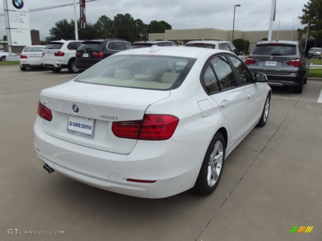 2013 3 Series 328i Sedan - Alpine White / Venetian Beige photo #3