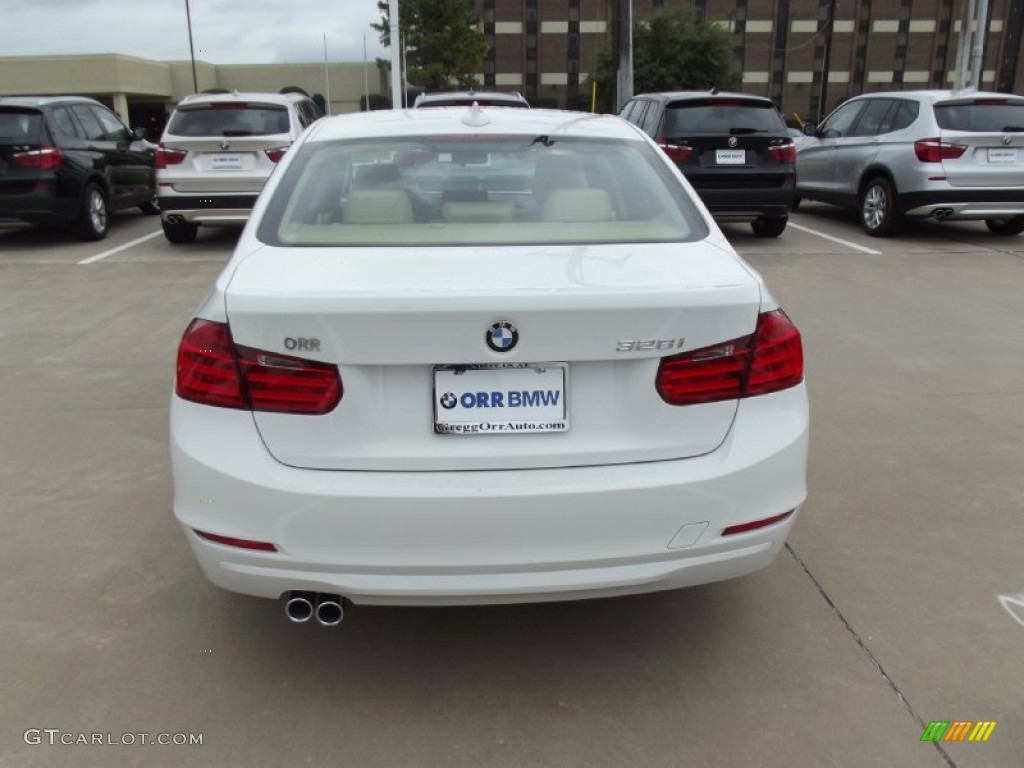 2013 3 Series 328i Sedan - Alpine White / Venetian Beige photo #8