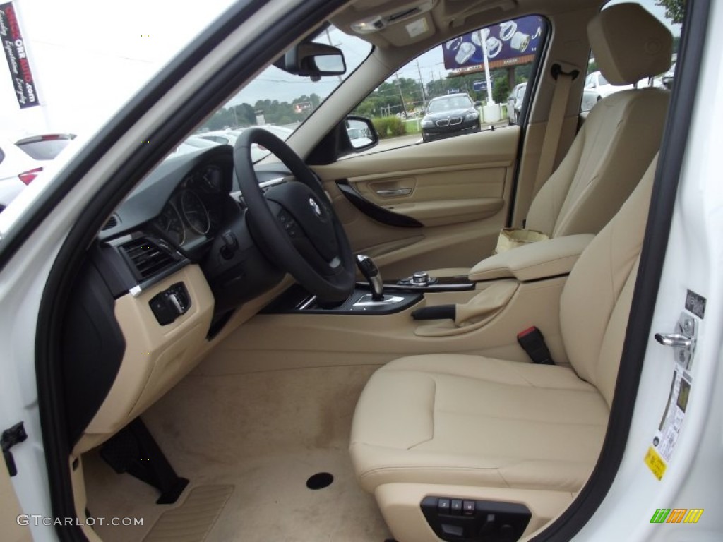 2013 3 Series 328i Sedan - Alpine White / Venetian Beige photo #13