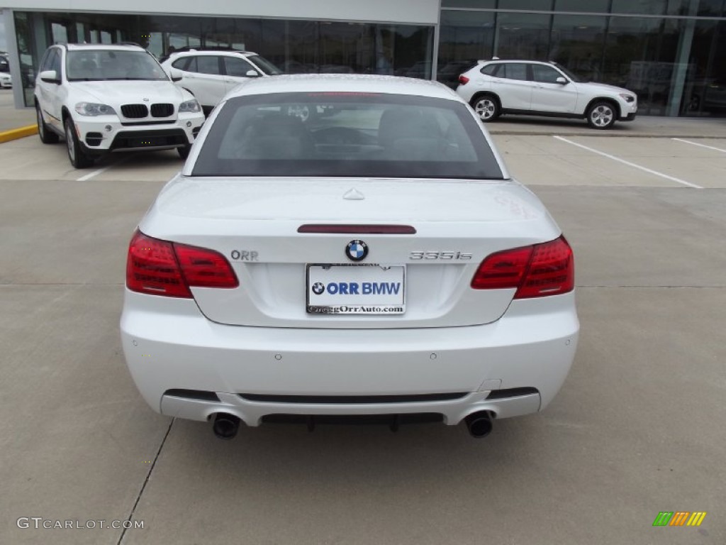 2013 3 Series 335i Convertible - Alpine White / Black photo #8