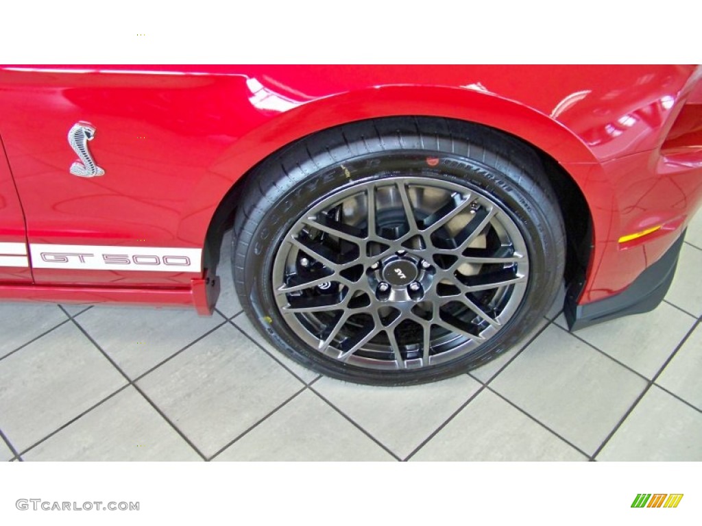 2013 Mustang Shelby GT500 SVT Performance Package Convertible - Red Candy Metallic / Shelby Charcoal Black/White Accent Recaro Sport Seats photo #11