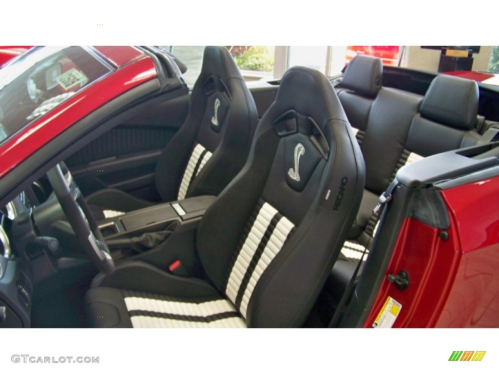 2013 Ford Mustang Shelby GT500 SVT Performance Package Convertible Front Seat Photo #70581489