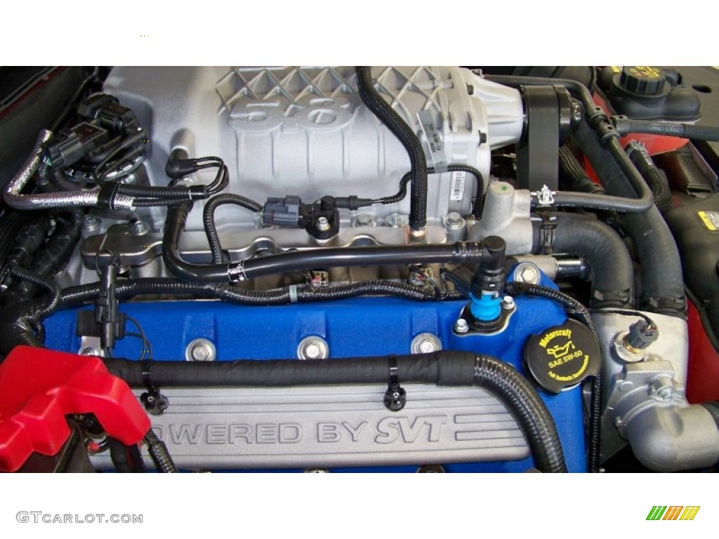 2013 Ford Mustang Shelby GT500 SVT Performance Package Convertible 5.8 Liter Supercharged DOHC 32-Valve Ti-VCT V8 Engine Photo #70581600