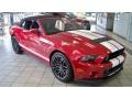Front 3/4 View of 2013 Mustang Shelby GT500 SVT Performance Package Convertible