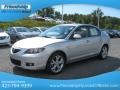 2009 Sunlight Silver Metallic Mazda MAZDA3 i Sport Sedan  photo #3