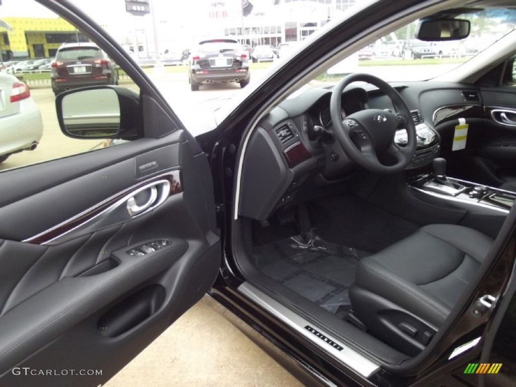 Graphite Interior 2013 Infiniti M 37 Sedan Photo #70582242