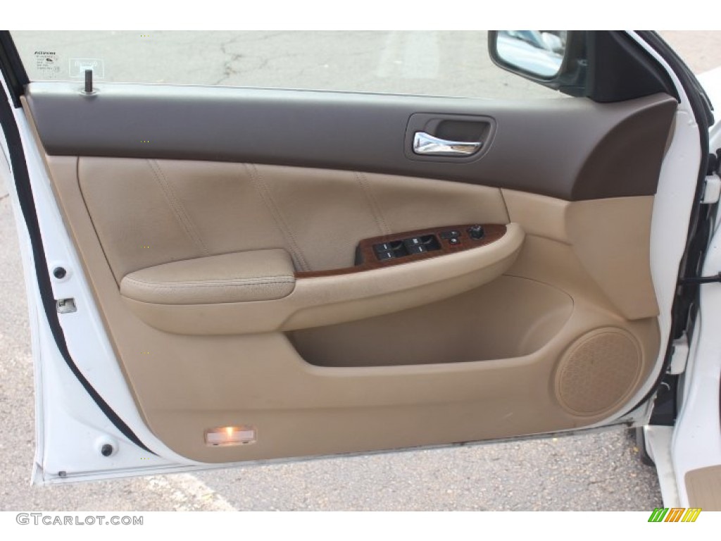 2007 Accord EX-L Sedan - Taffeta White / Ivory photo #9