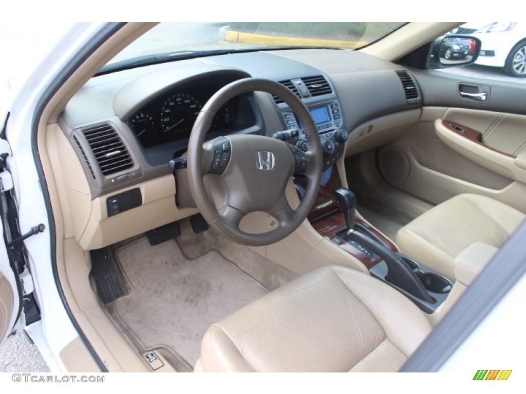 2007 Accord EX-L Sedan - Taffeta White / Ivory photo #10