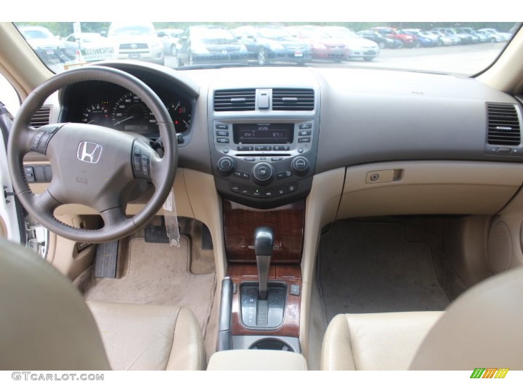 2007 Accord EX-L Sedan - Taffeta White / Ivory photo #12