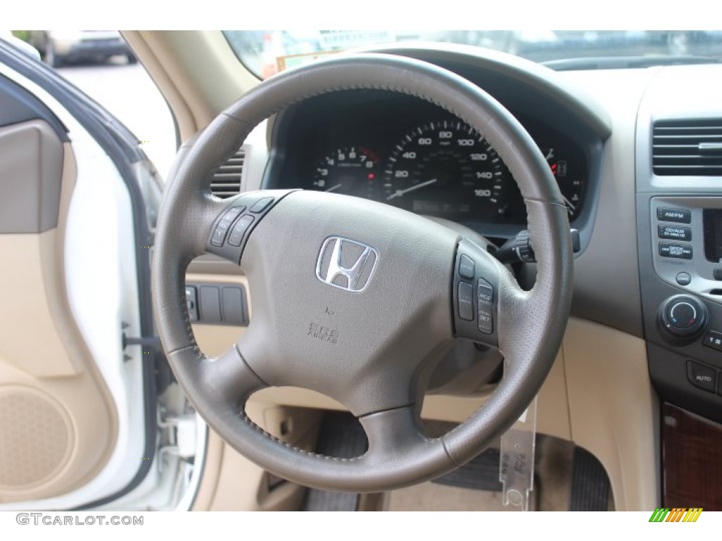 2007 Accord EX-L Sedan - Taffeta White / Ivory photo #15