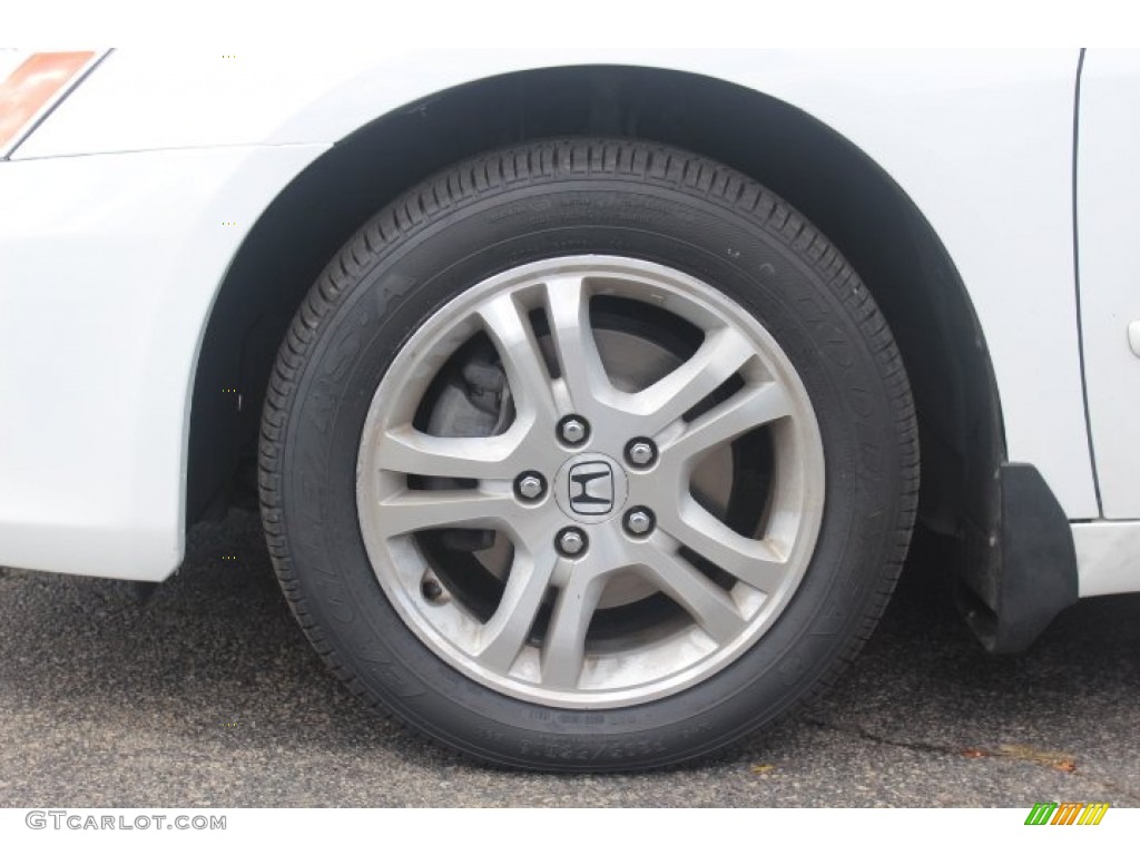 2007 Accord EX-L Sedan - Taffeta White / Ivory photo #28