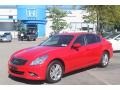 Vibrant Red 2011 Infiniti G 37 x AWD Sedan