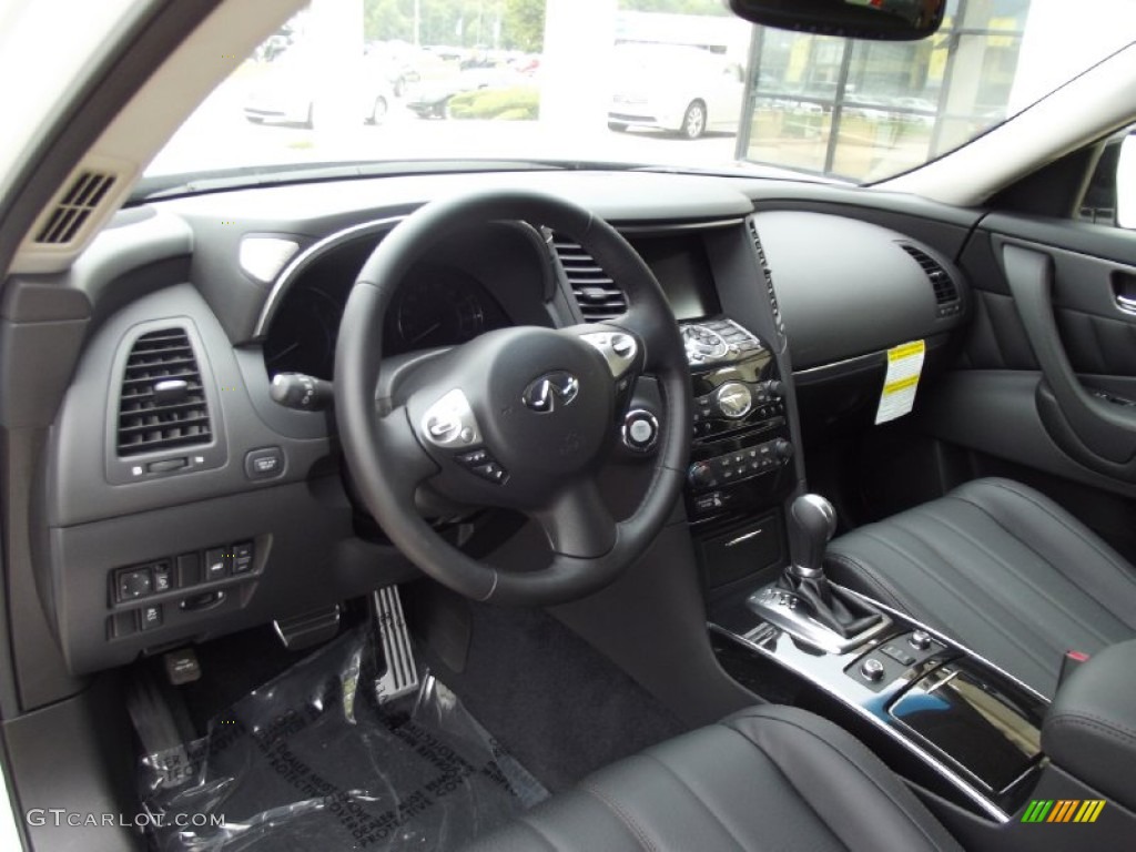 Graphite Interior 2013 Infiniti FX 37 AWD Photo #70583055