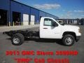 2013 Summit White GMC Sierra 3500HD Regular Cab Chassis  photo #1