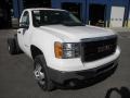 2013 Summit White GMC Sierra 3500HD Regular Cab Chassis  photo #2