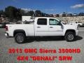 Summit White 2013 GMC Sierra 3500HD Denali Crew Cab 4x4