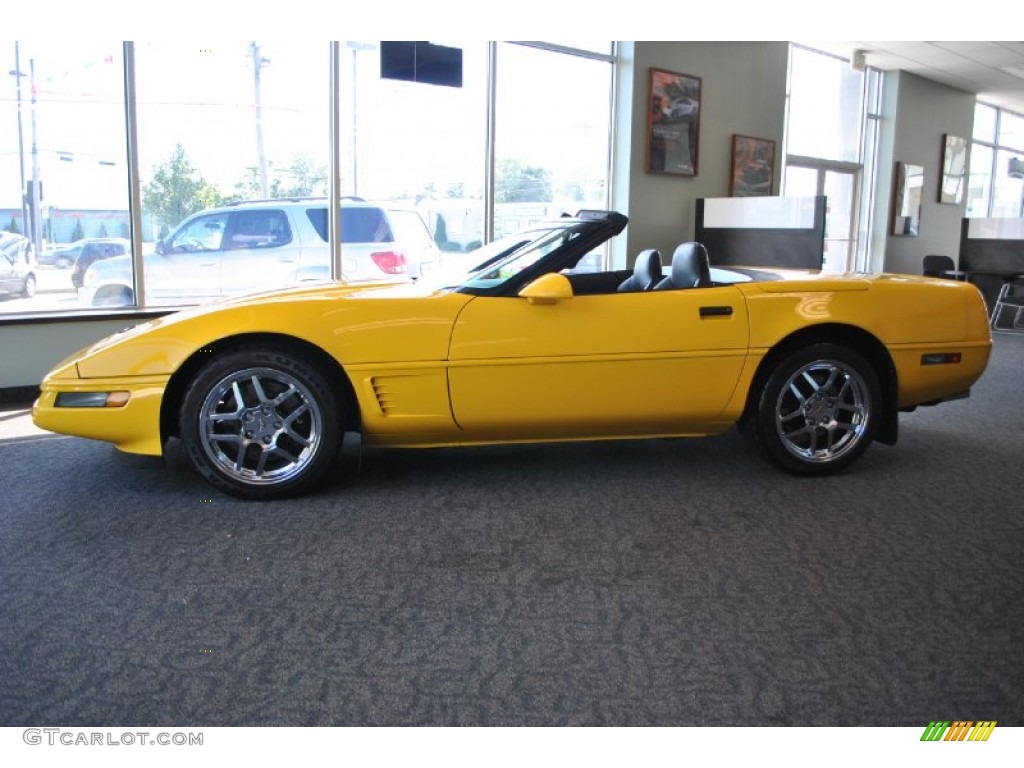 Competition Yellow 1996 Chevrolet Corvette Convertible Exterior Photo #70584342
