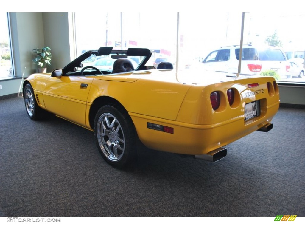 Competition Yellow 1996 Chevrolet Corvette Convertible Exterior Photo #70584351