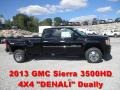 Onyx Black - Sierra 3500HD Denali Crew Cab 4x4 Dually Photo No. 1