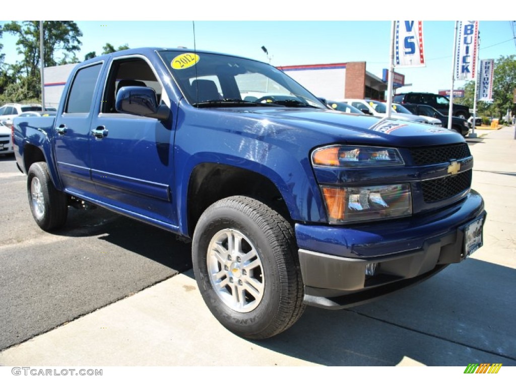 Deep Navy 2012 Chevrolet Colorado LT Crew Cab 4x4 Exterior Photo #70585224