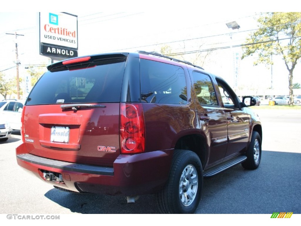 2008 Yukon SLT 4x4 - Sonoma Red Metallic / Ebony photo #6