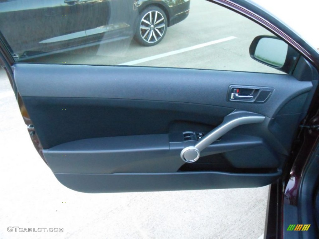 2008 Scion tC Standard tC Model Dark Charcoal Gray Door Panel Photo #70585581