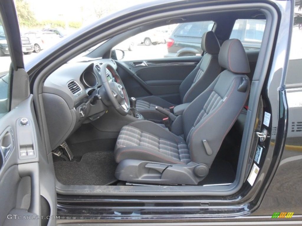 Interlagos Plaid Cloth Interior 2013 Volkswagen GTI 2 Door Photo #70585986