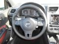 Red 2013 Volkswagen Eos Lux Steering Wheel