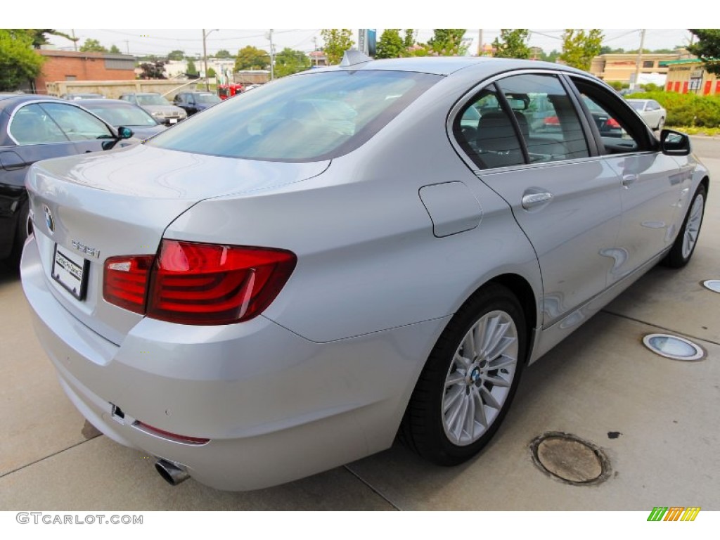 2012 5 Series 535i xDrive Sedan - Titanium Silver Metallic / Everest Gray photo #6