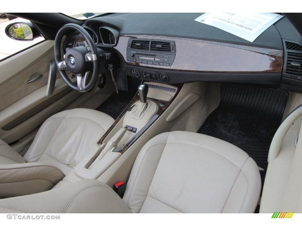 2006 Z4 3.0i Roadster - Jet Black / Beige photo #14