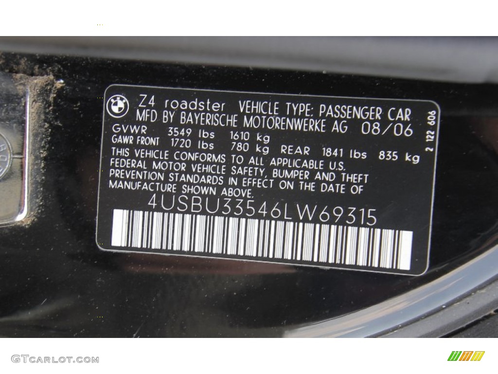 2006 Z4 3.0i Roadster - Jet Black / Beige photo #17