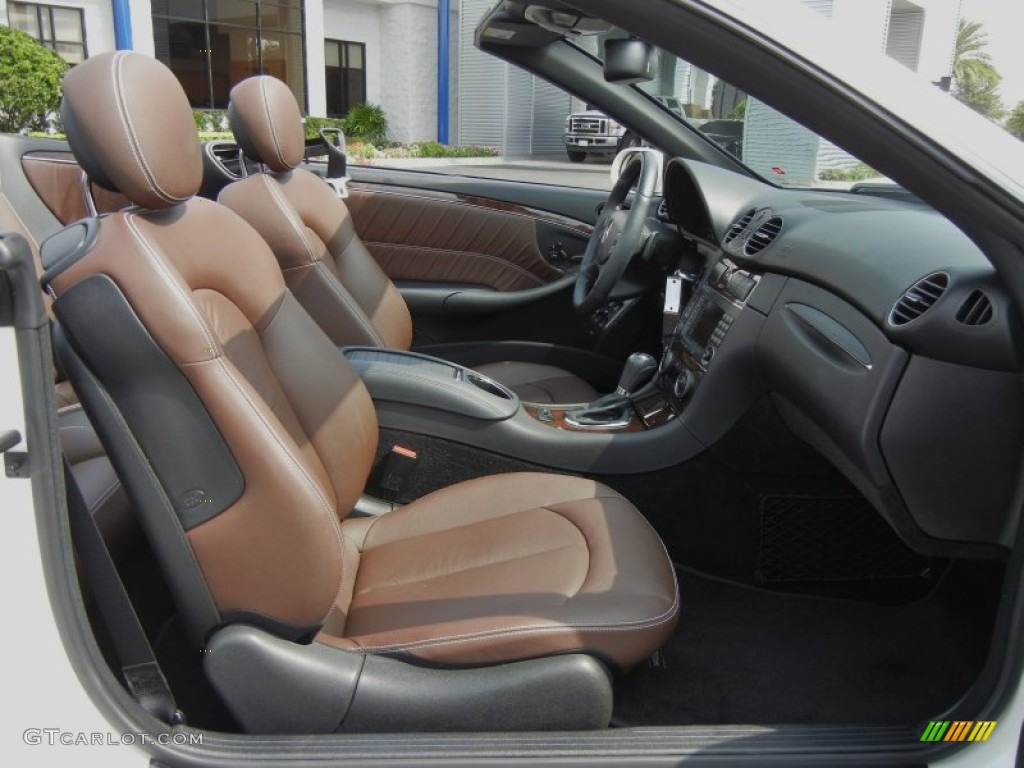 Tobacco Brown Interior 2009 Mercedes-Benz CLK 350 Cabriolet Photo #70588971