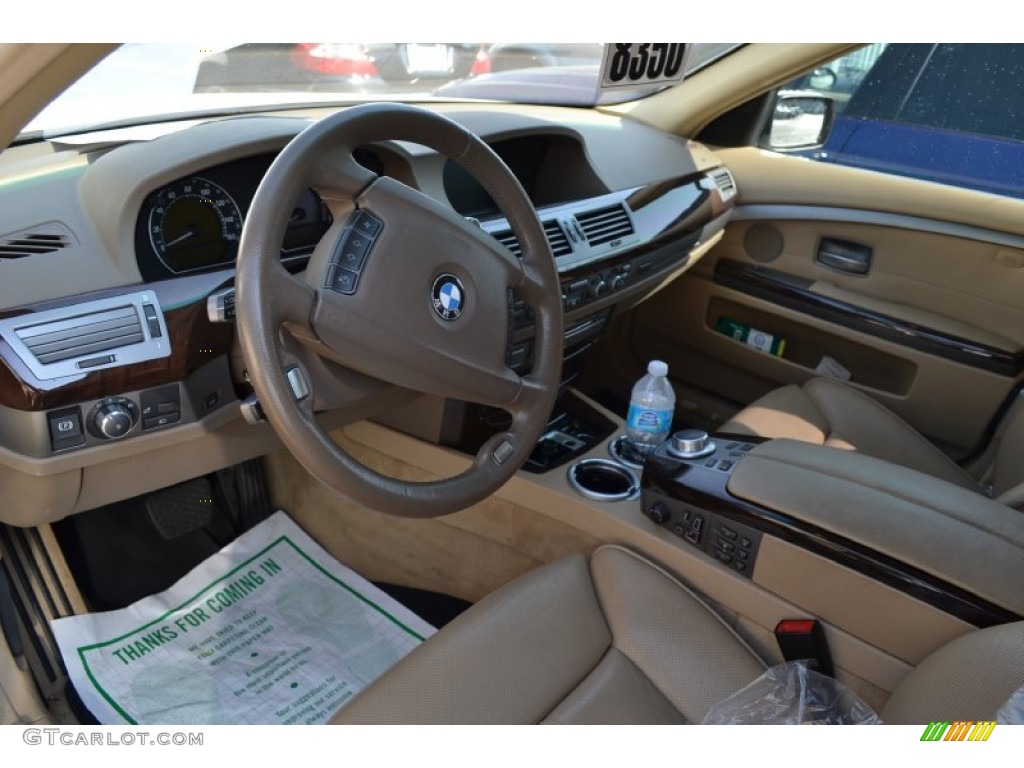 2007 7 Series 750i Sedan - Alpine White / Beige photo #4
