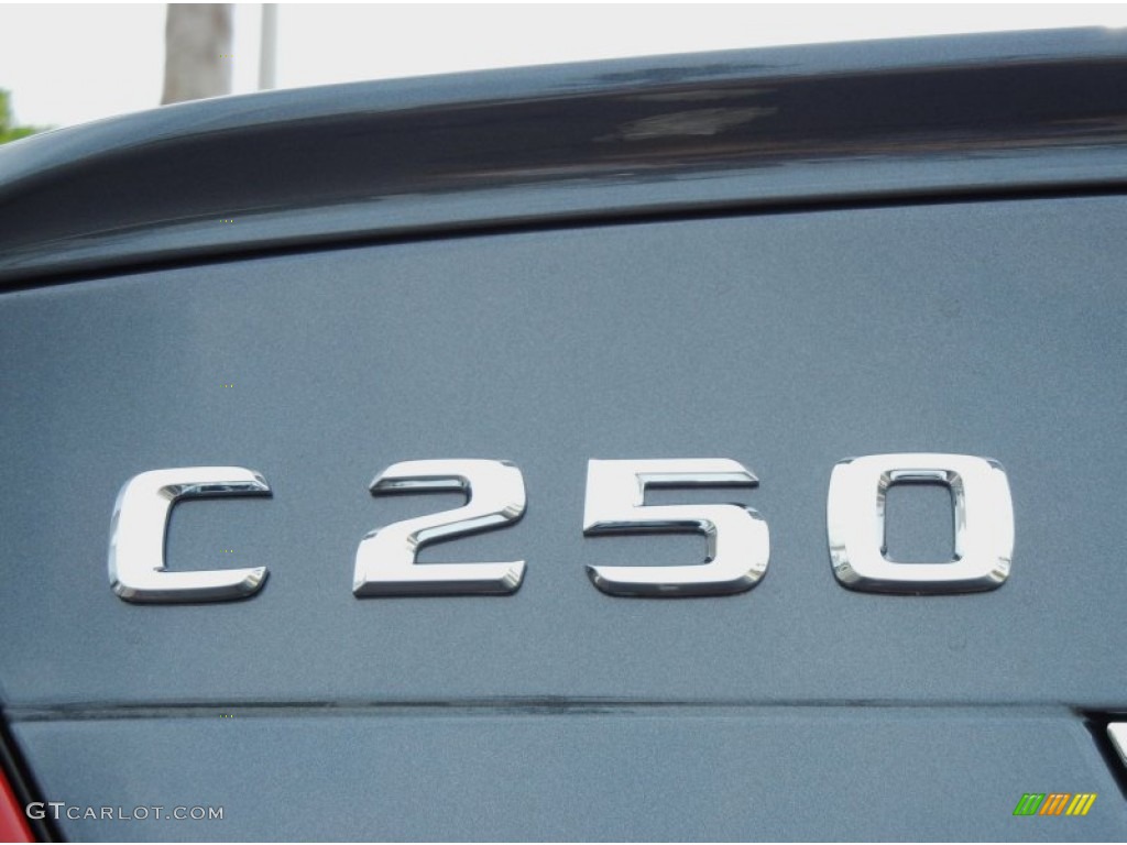2013 C 250 Coupe - Steel Grey Metallic / Black/Red Stitch w/DINAMICA Inserts photo #4