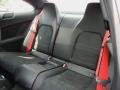 Black/Red Stitch w/DINAMICA Inserts Rear Seat Photo for 2013 Mercedes-Benz C #70589544