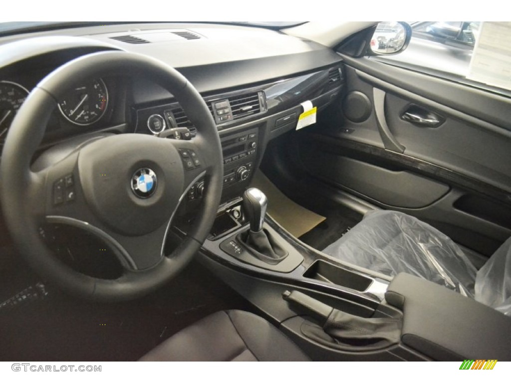 2013 3 Series 328i Coupe - Jet Black / Black photo #6