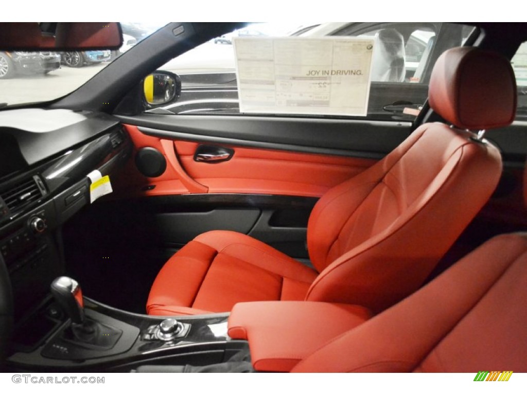 Coral Red Black Interior 2013 Bmw 3 Series 328i Coupe Photo
